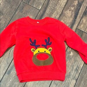 Red Reindeer Kids Sweatshirt
